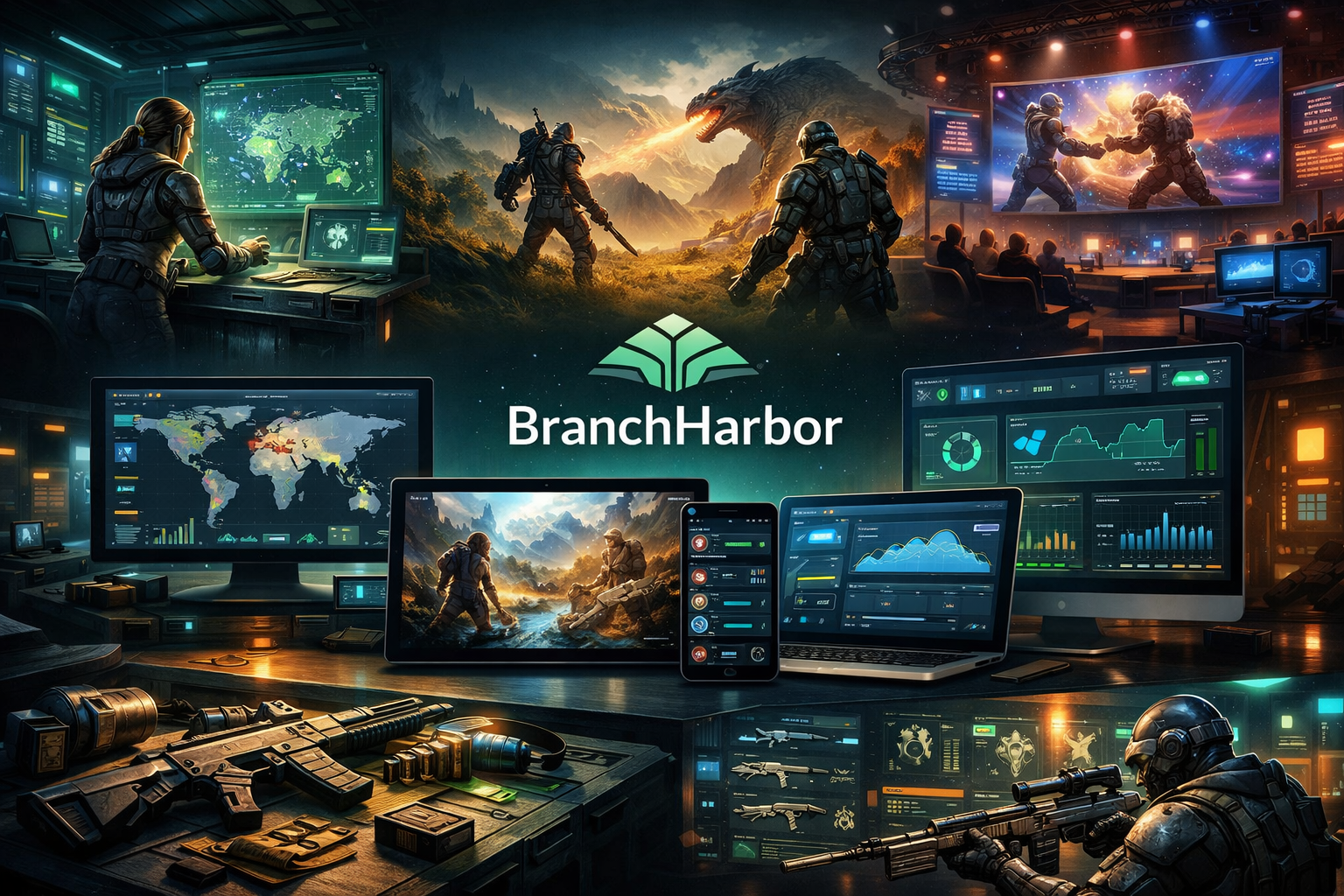 BranchHarbor World Logic visual